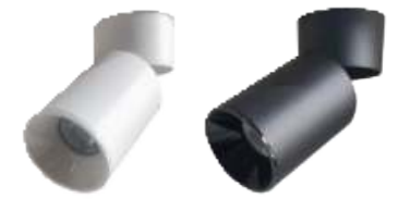 TL-FRAME -CYB Cylindrical LED Light Frame 72x97x144mm in White & Black Finish, Provides Ambient Lighting with High-Quality Materials for Indoor Use